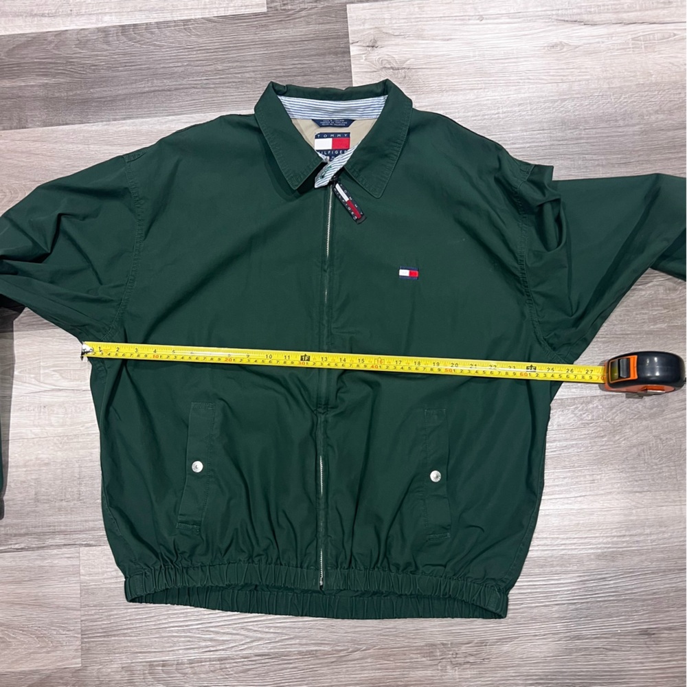 Vintage 1990s Tommy Hilfiger Harrington Crest Jacket Men's Size XL - Picture 3 of 9